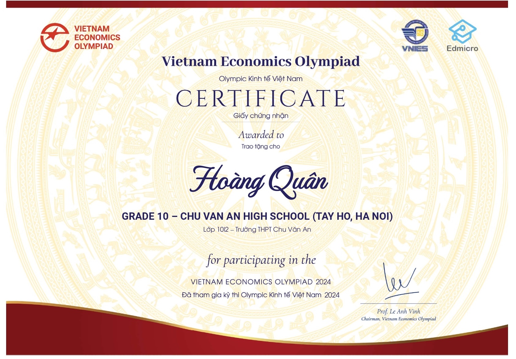 Certificate 10